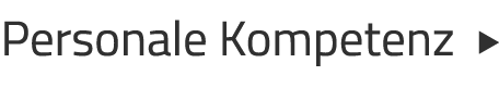 Personale Kompetenz  
