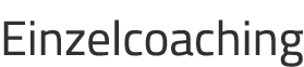 Einzelcoaching