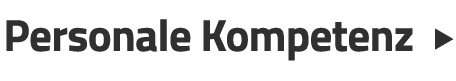 Personale Kompetenz  