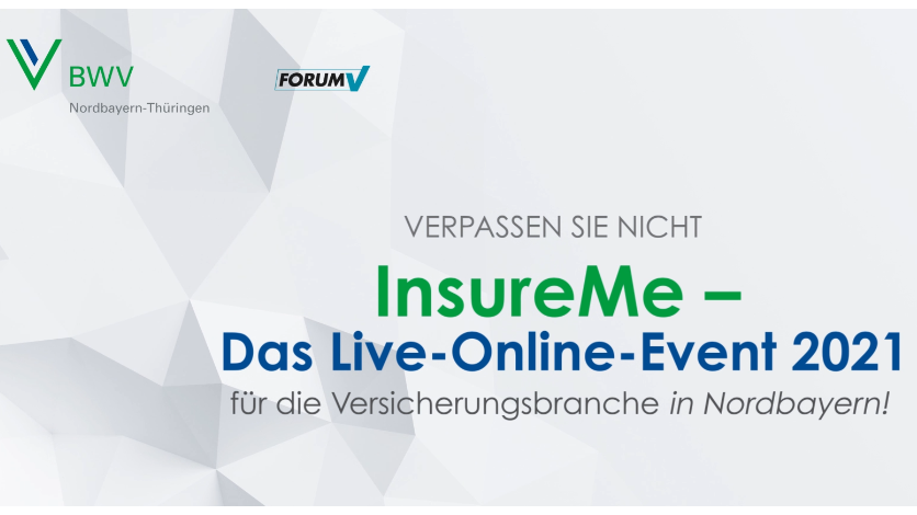 2. InsureMe – Insurance Meeting Nordbayern am 21. Oktober 2021