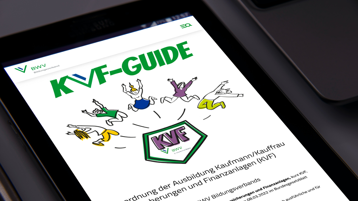 Neu im KVF-Guide: Erläuterungen zu allen Ausbildungsinhalten